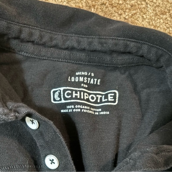 Chipotle men’s long sleeve  polo - Picture 2 of 3